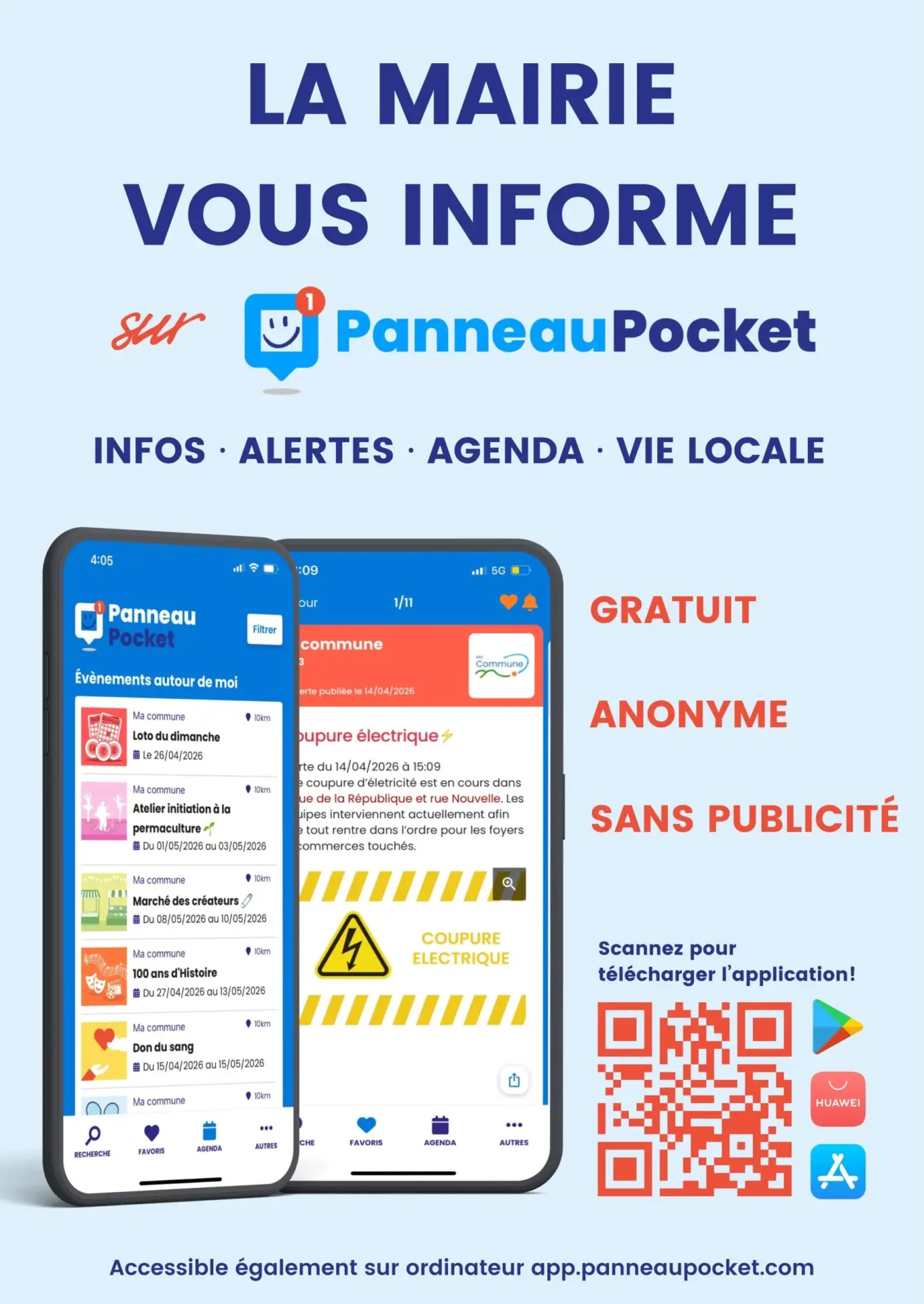 Affiche mairie panneaupocket scaled